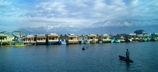Boats At Dal Lake, Srinagar