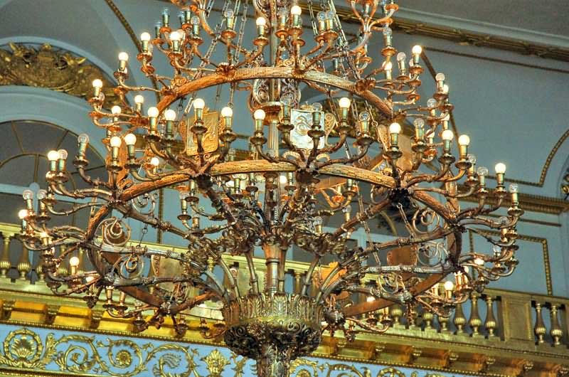 Chandelier Inside The Hermitage Museum, Russia