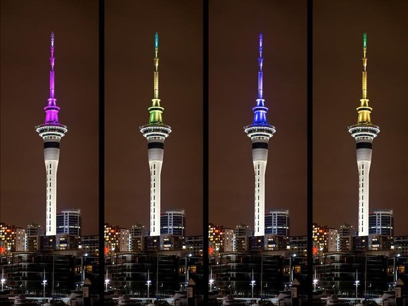 Different Moods Of The Sky Tower