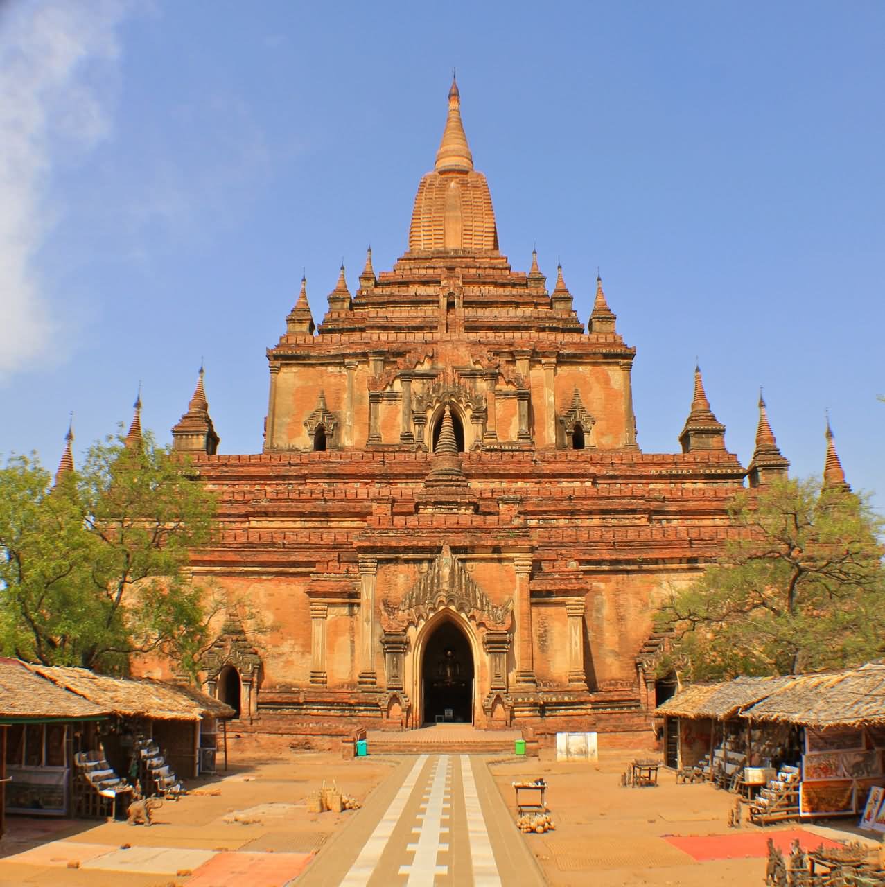 Front Entrance View Of The Sulamani Temple, Bagan