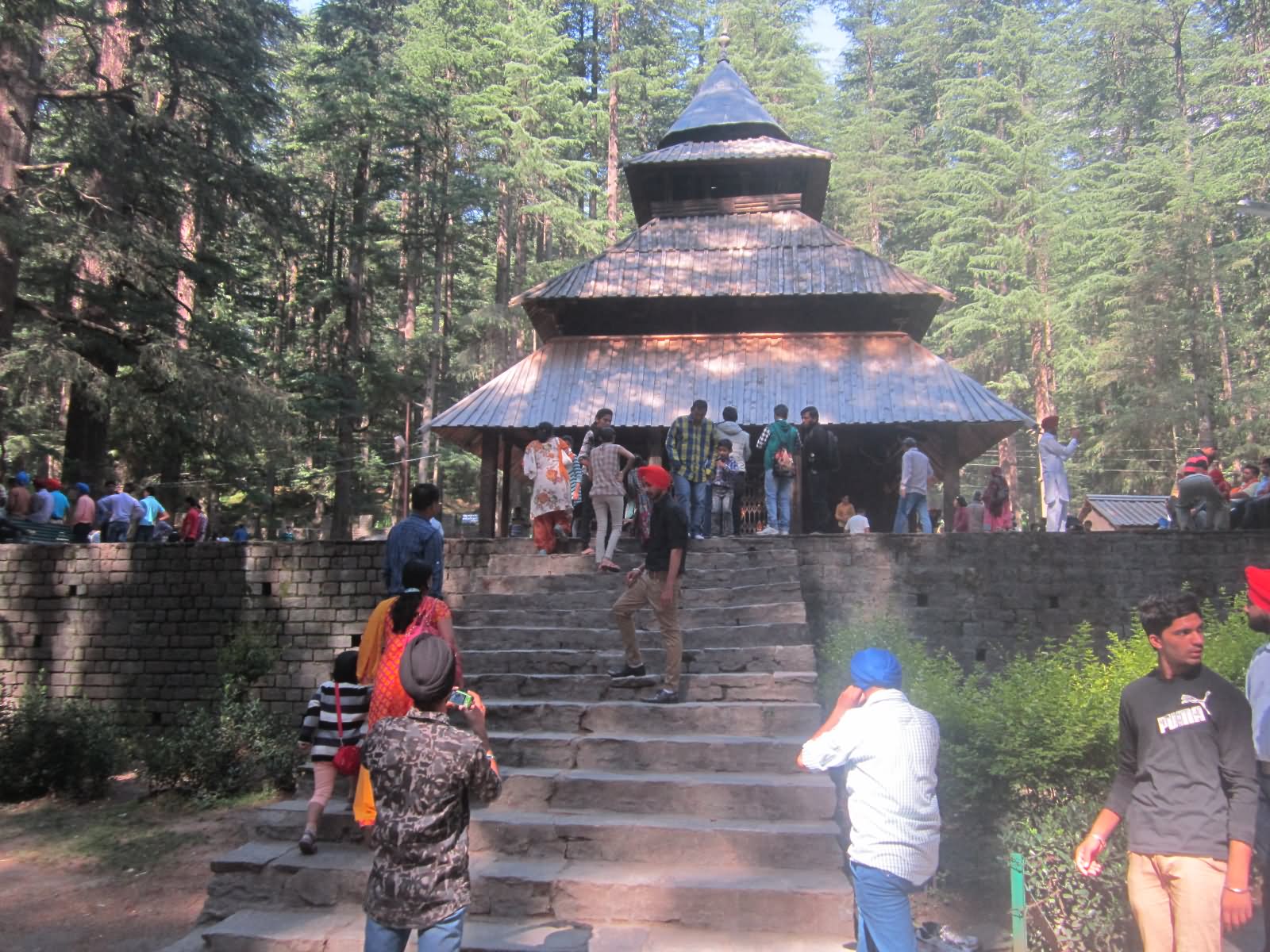 Front Facade Of Hadimba Devi Temple