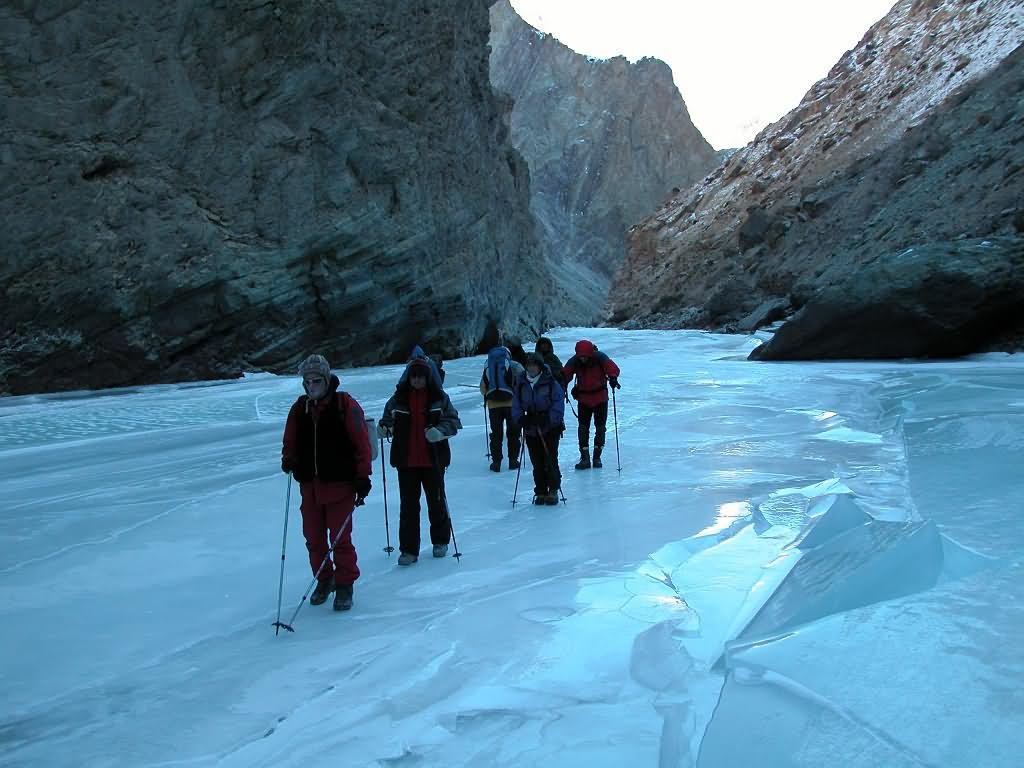 Frozen Zanskar Valley Trek In Ladakh India