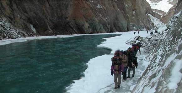 Frozen Zanskar Valley Trekking Image