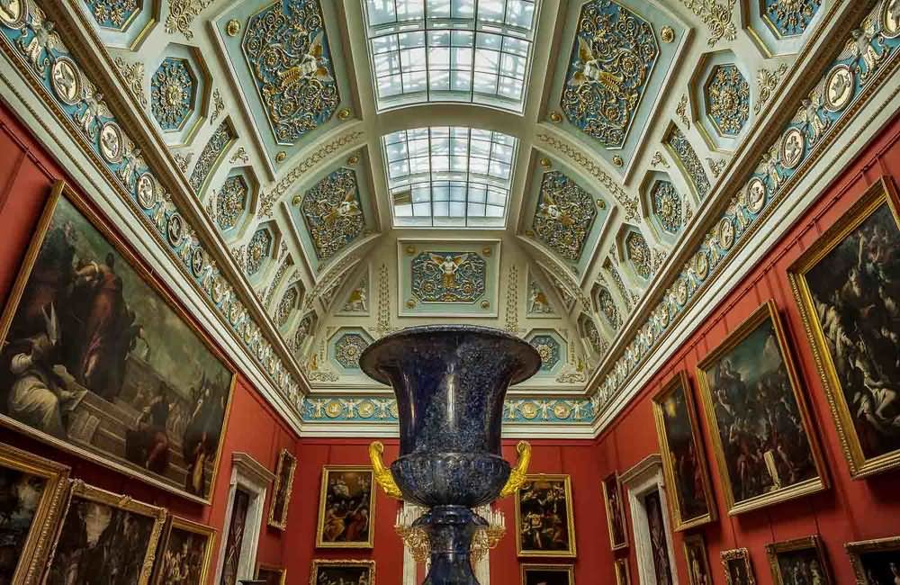 Gallery Inside The Hermitage Museum, St. Petersburg