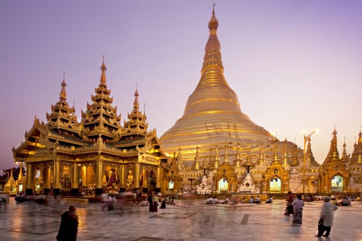 Golden Pagoda Of Yangon
