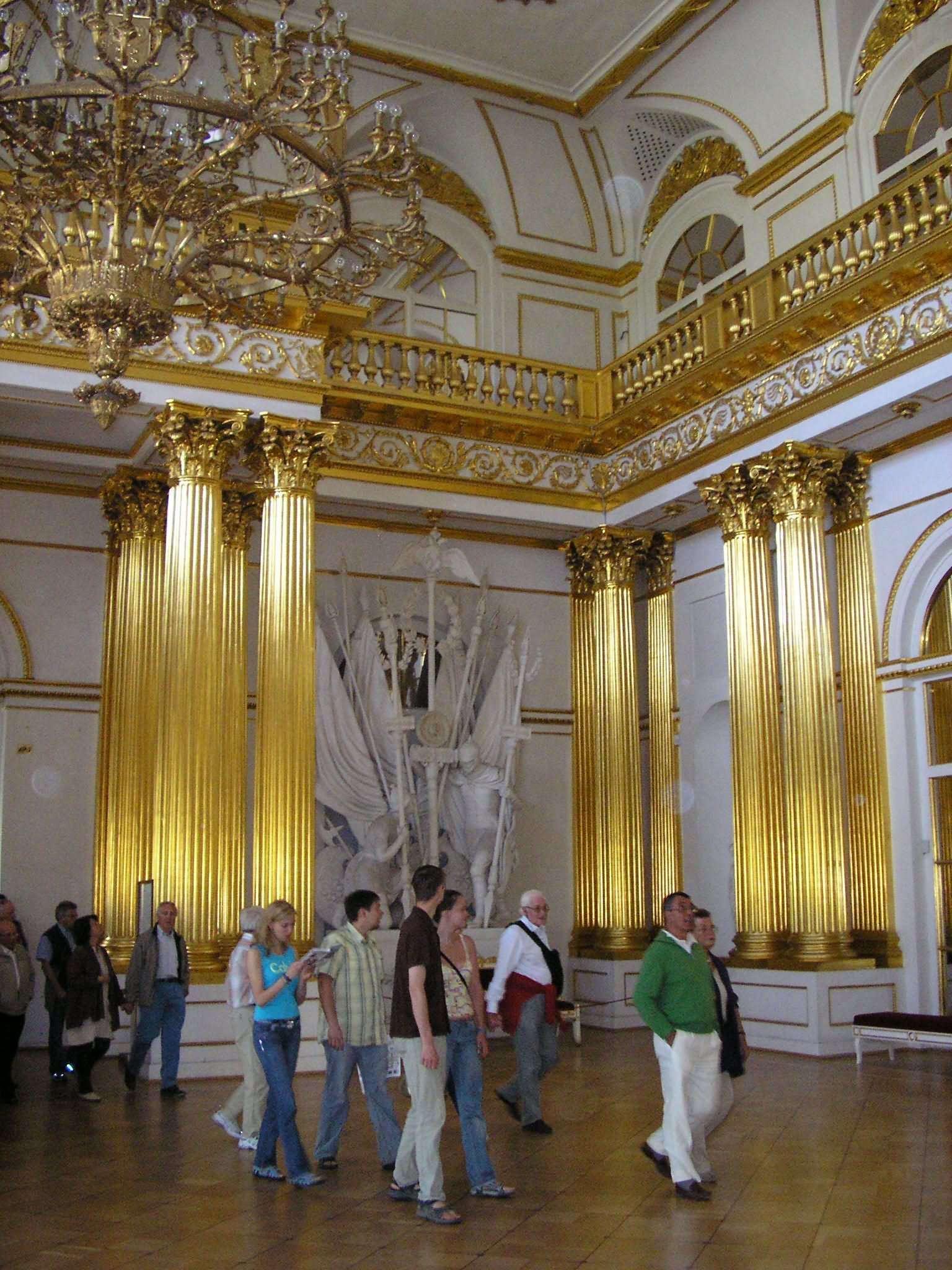 Hall Inside The Hermitage Museum, Russia