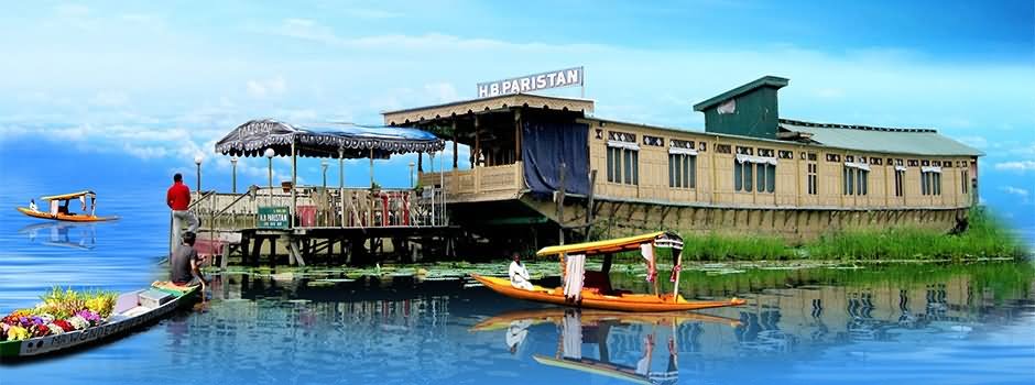 Houseboat Named Paristan On Dal Lake In Srinagar