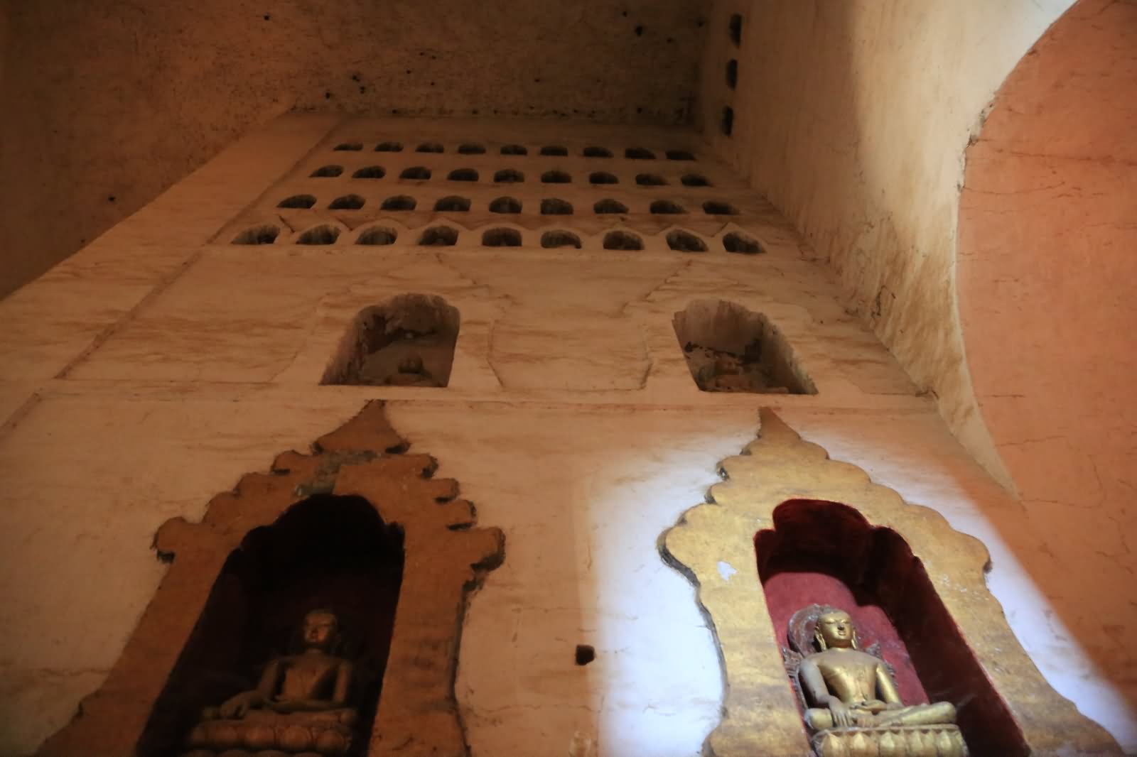 Inside Ananda Temple, Bagan