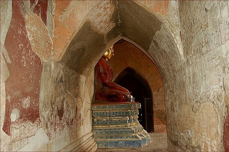 Interior View Of The Sulamani Temple, Myanmar