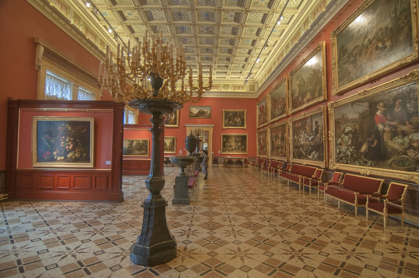 Interior View Of The Hermitage Museum In St. Petersburg