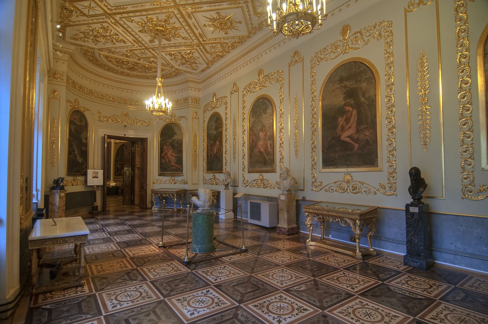 Italian Cabinet Inside The Hermitage Museum, Russia