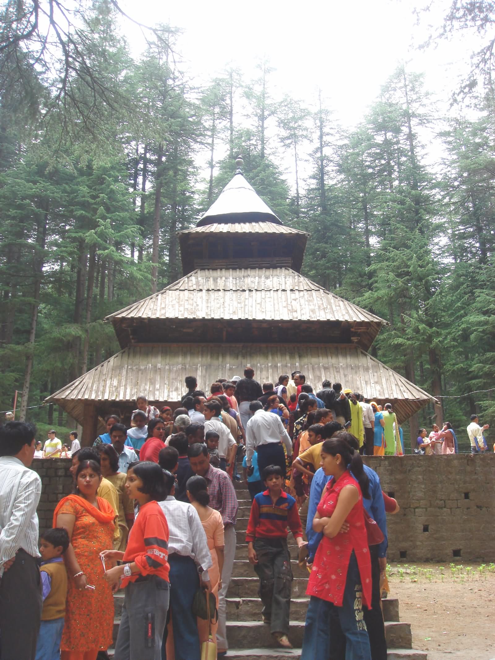 Large Number Of Devotees At Hadimba Devi Temple