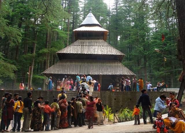 Large Number Of Devotees At The Hidimba Devi Temple, Manali