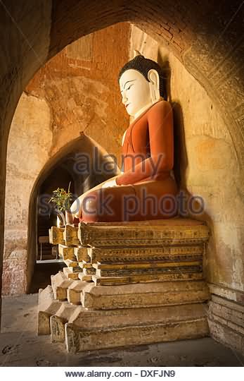 Lord Buddha Statue Inside The Sulamani Temple
