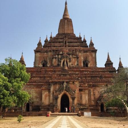 Main Entrance Of The Sulamani Temple, Myanmar
