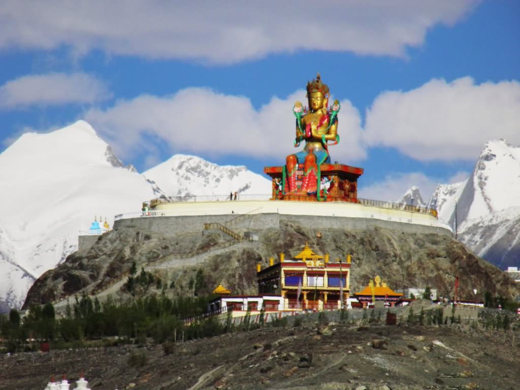 Maitreya At Diskit In Nubra Valley