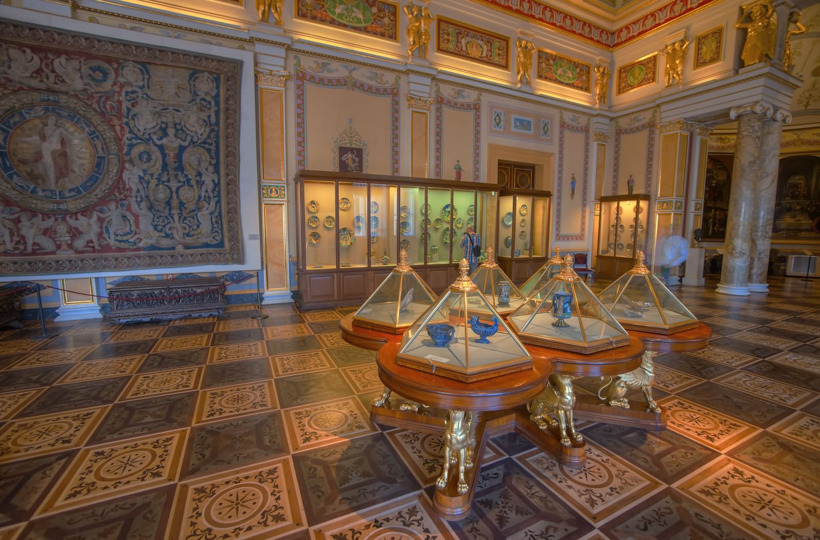Majolica Room Inside The Hermitage Museum