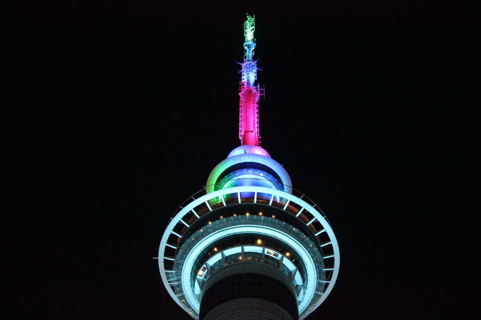 Night Lights At The Sky Tower.