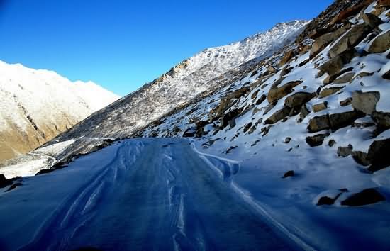 Nubra Valley During Winter Season
