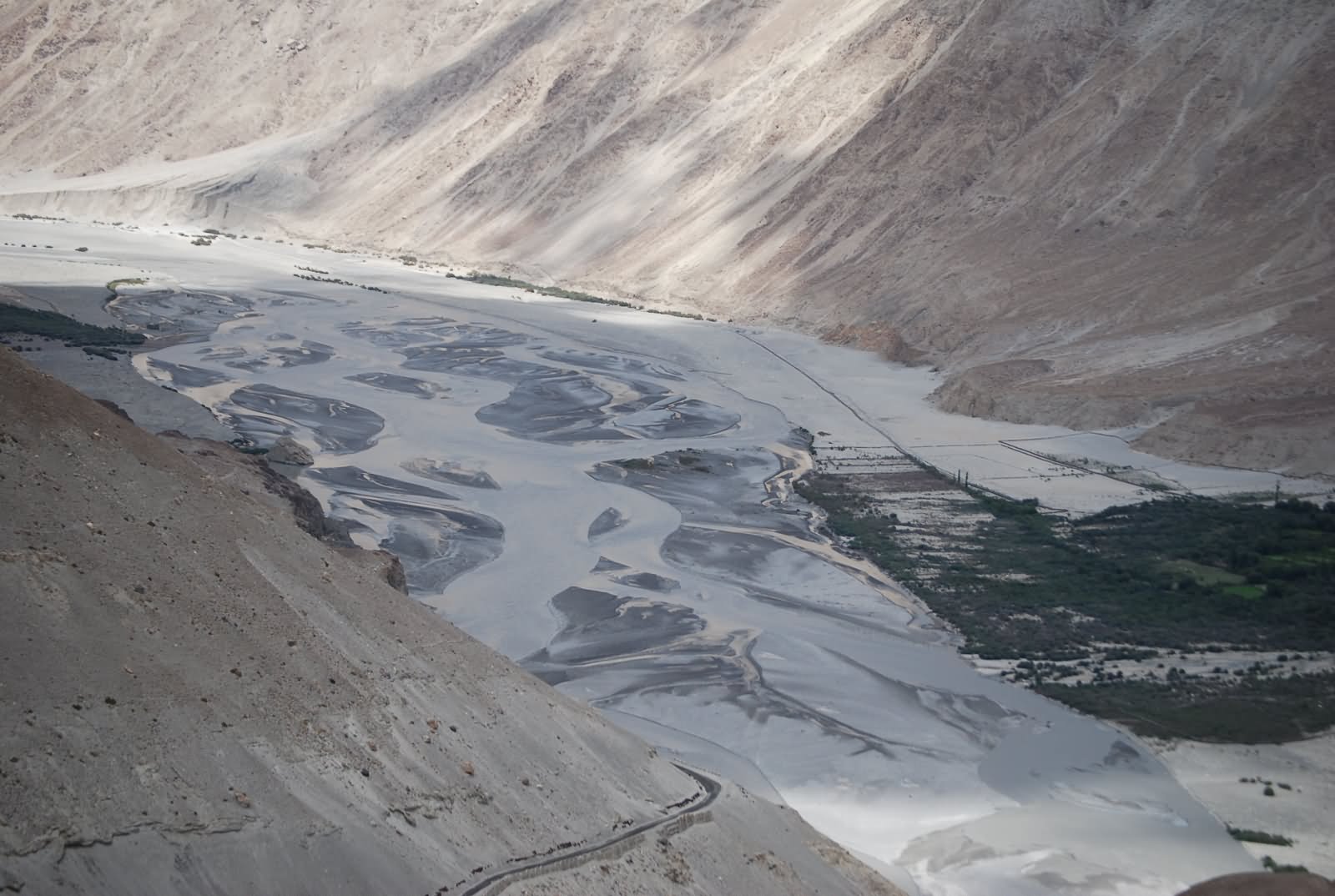 Over The Pass And Down Towards Nubra Valley In Ladakh