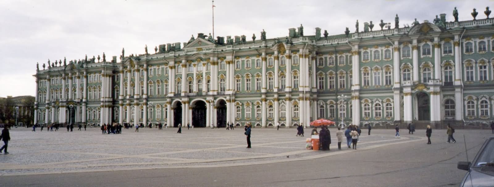 Side View Of Hermitage Museum In Saint Petersburg, Russia