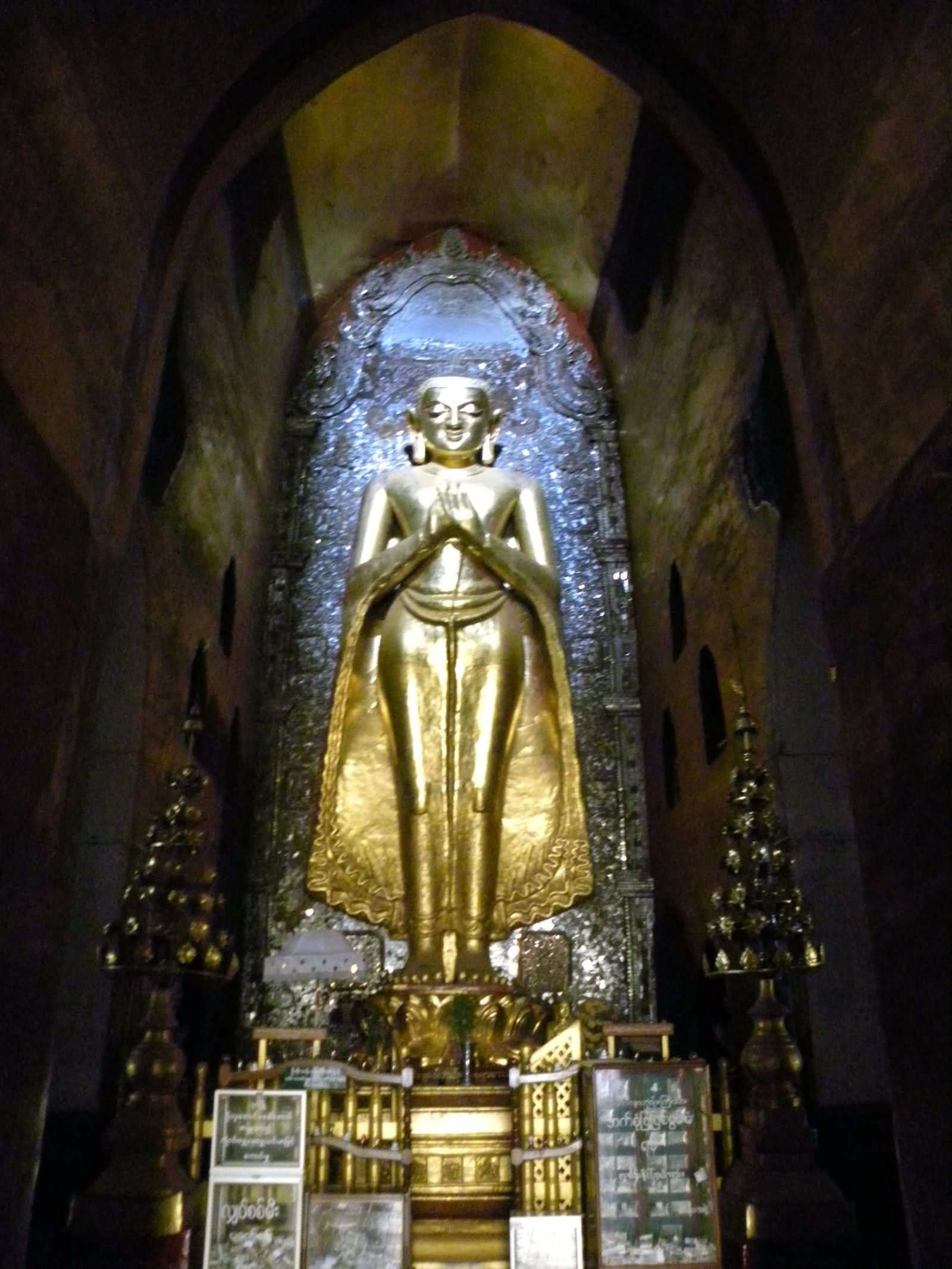 Standing Buddha Inside Ananda Temple