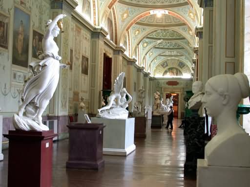 Statues Inside The Hermitage Museum, St. Petersburg