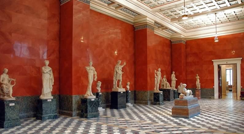 Statues Inside The Hermitage Museum