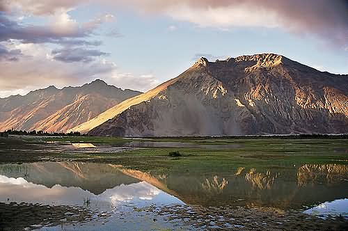 Sunrise View Of The Nubra Valley, Leh Ladakh