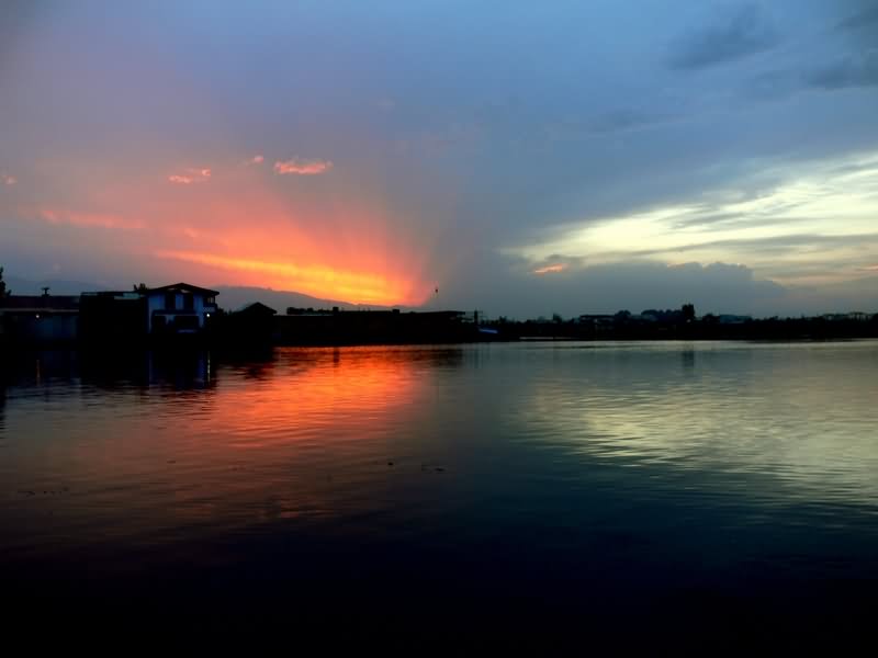 Sunset View At The Dal Lake, Kashmir