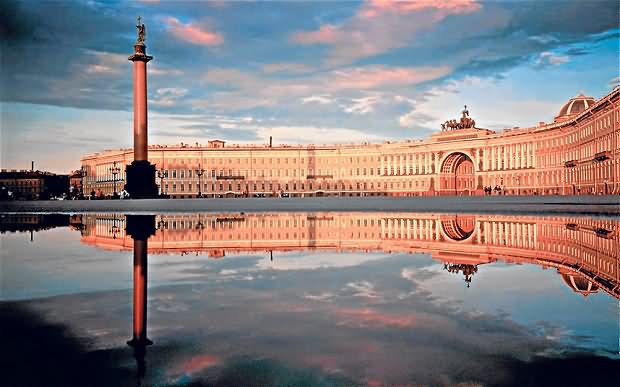 Sunset View Of The Hermitage Museum
