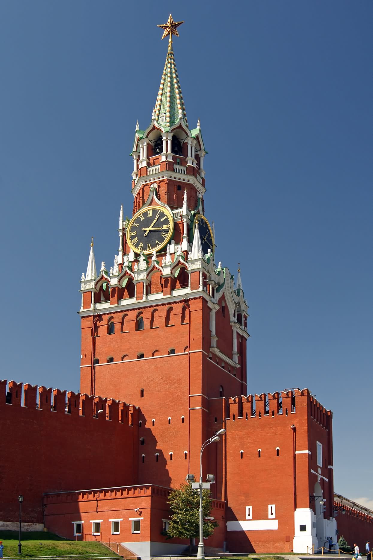 The Savior Tower At The Kremlin Red Square