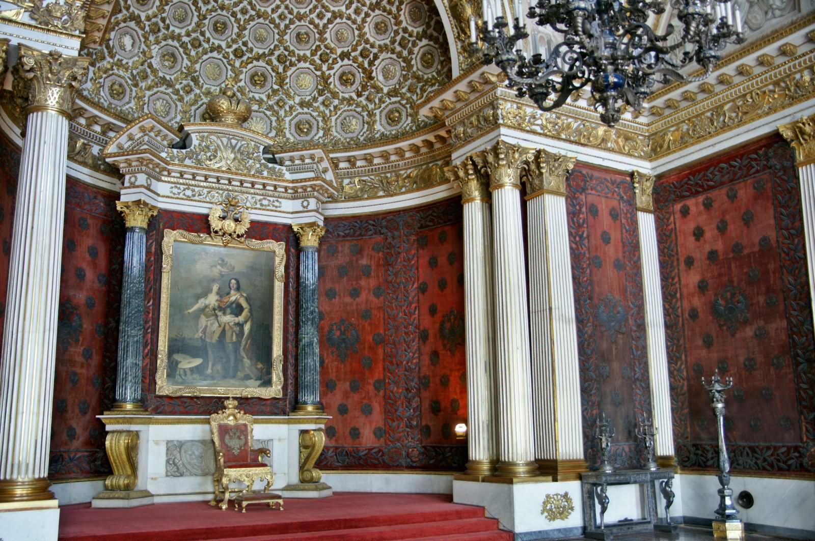 Throne Room Inside The Hermitage Museum