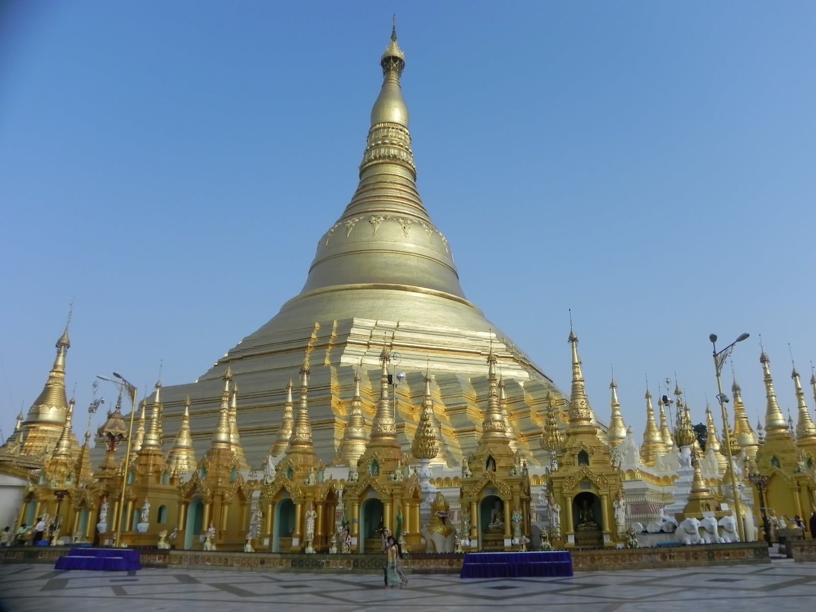 Top Of The Shwedagon Pagoda