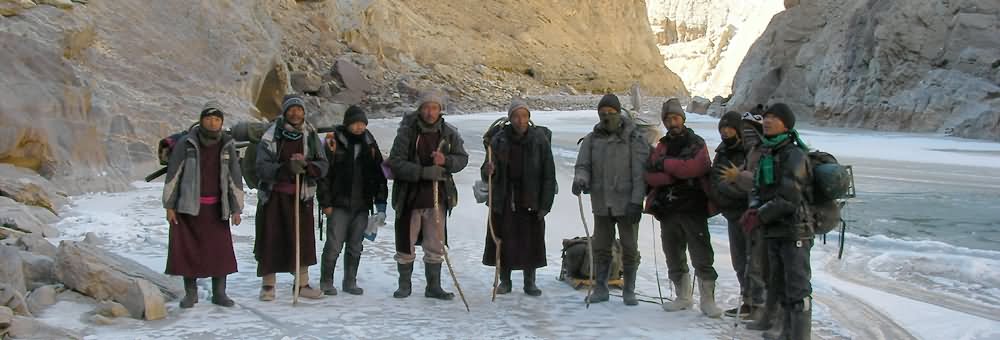 Trekking At Frozen Zanskar Valley Picture