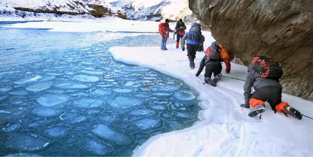 Trekking At Frozen Zanskar Valley