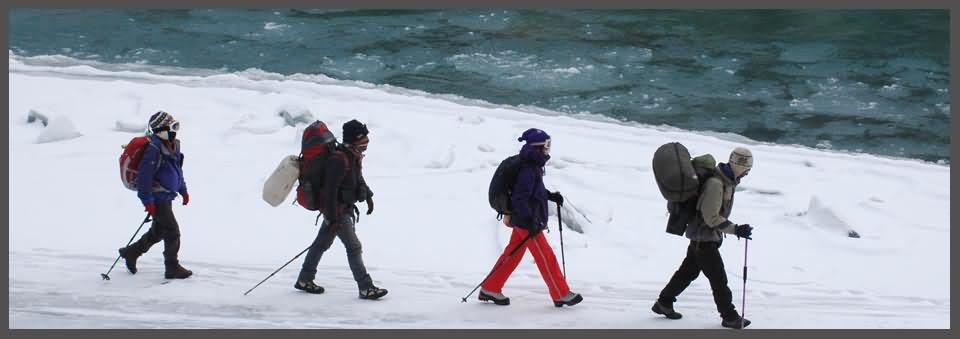 Trekking At The Frozen Zanskar Valley