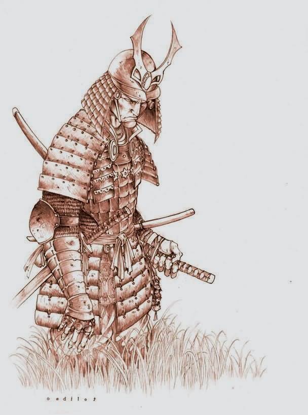 Warrior Samurai Tattoo Design