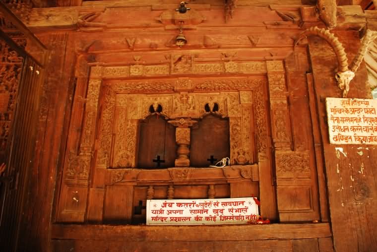 Wooden Window Inside The Hadimba Devi Temple