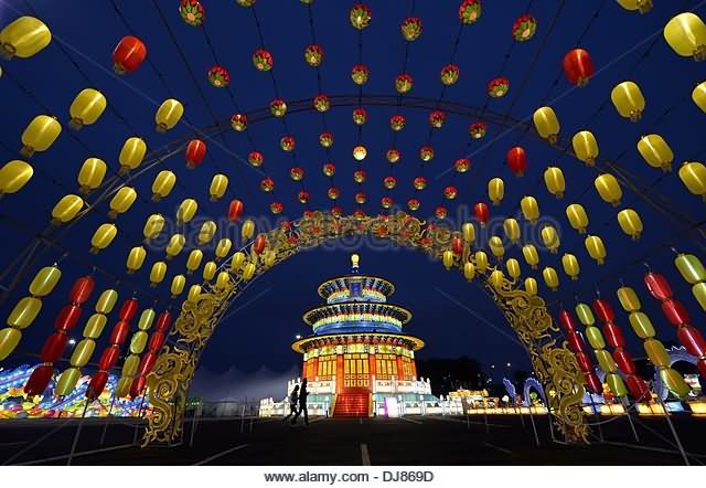 Adorable Night View Of The Temple Of Heaven, Beijing