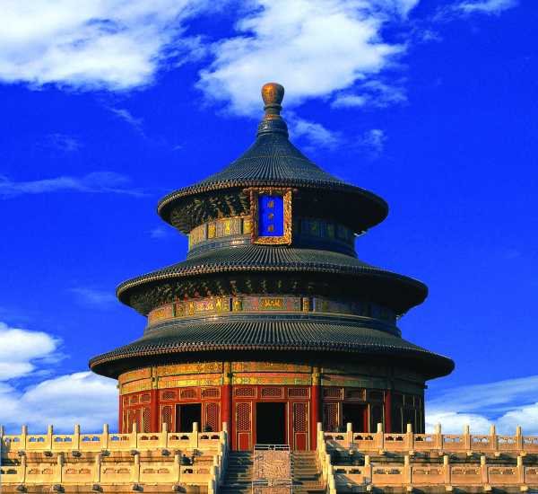 Adorable View Of The Temple of Heaven In Beijing Picture