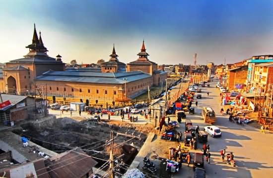 Aerial View Of The Historic Jamia Masjid