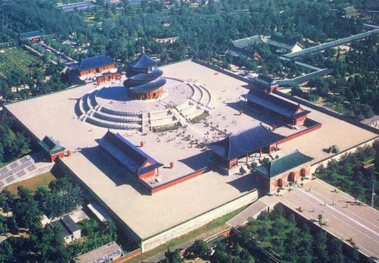Aerial View Of The Temple Of Heaven, Beijing China