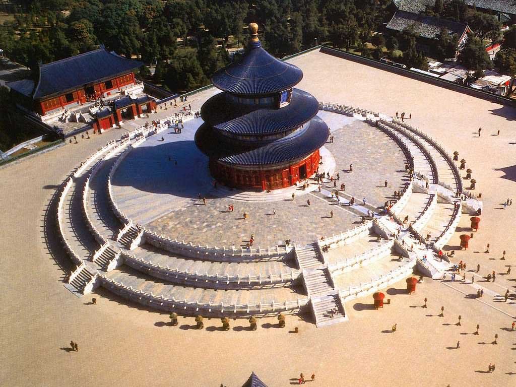Aerial View Of The Temple of Heaven, Beijing