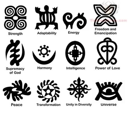 African Symbol Tattoo Designs
