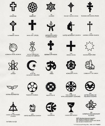 Black Religious Symbol Tattoo Flash