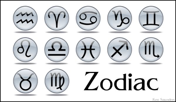 Classic Zodiac Symbol Tattoo Design