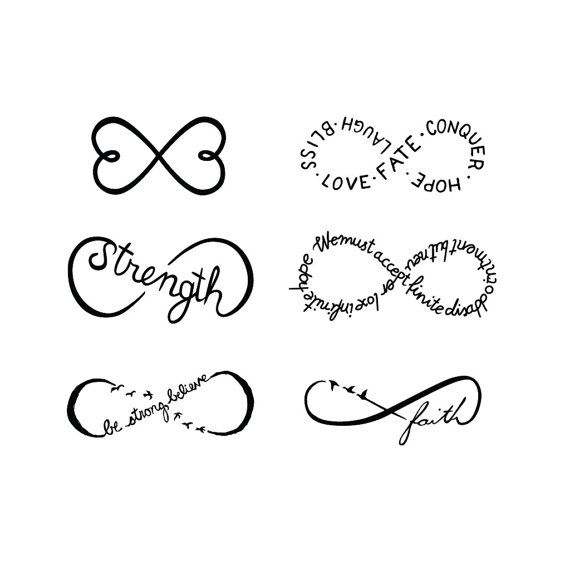 Cool Infinity Tattoo Designs