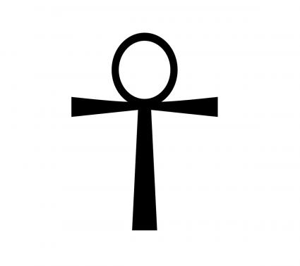 Egyptian Ankh Symbol Tattoo Design