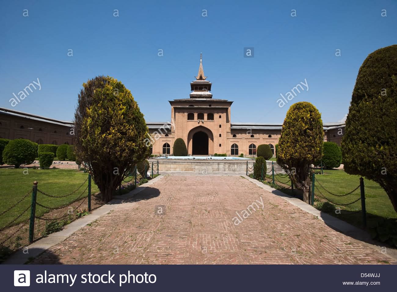 Facade Of Jamia Masjid In Srinagar